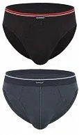 Комплект из двух хлопковых трусов-слипов