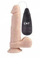 Телесный вибратор 7.8 Stud Realistic Dildo - 20 см.